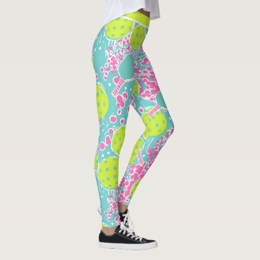 Pickleball Speelse Bliss Leggings (Rechts)