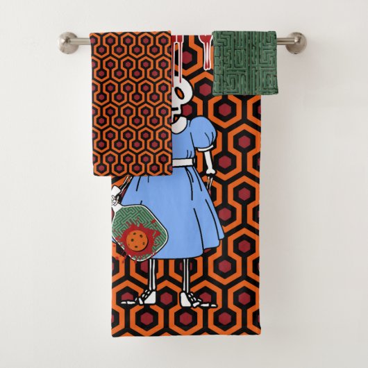 Pickleball speelt mee met ons Horror Movie Twins Bad Handdoek (Insitu)