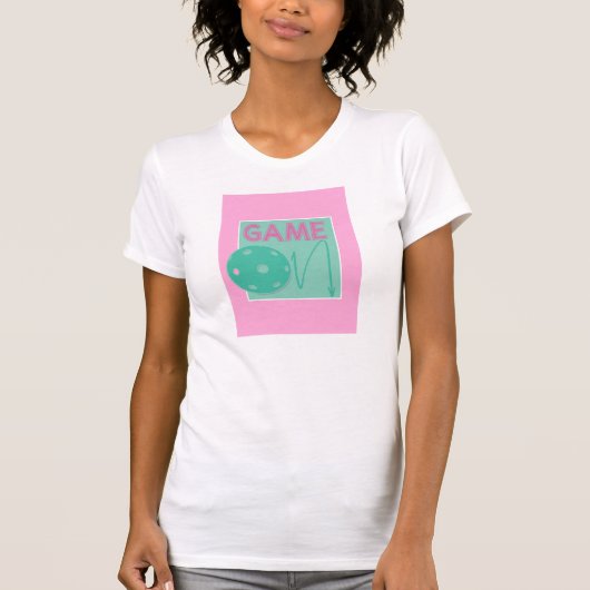 Pickleball - spel door! T-shirt (Voorkant)