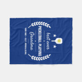 Pickleball Spelen Best Grandma Grandpa Custom Fleece Deken (Voorkant (Horizontaal))