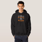 Pickleball spelen is de grote rage hoodie (Voorkant volledig)