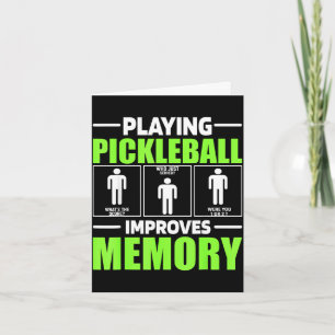 Pickleball spelen verbetert geheugen dink speler kaart