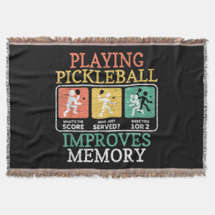 Pickleball spelen verbetert het geheugen deken