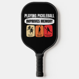 Pickleball spelen verbetert het geheugen paddle