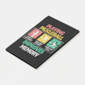 Pickleball spelen verbetert het geheugen post-it® notes (Schuin)