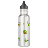 Pickleball speler gepersonaliseerde naam grappig waterfles  (Links)