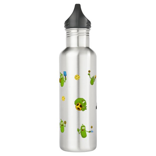 Pickleball speler gepersonaliseerde naam grappig waterfles  (Links)