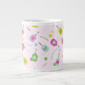 Pickleball Speler Gift voor Haar Pink Specialty Mo Grote Koffiekop (Voorkant)