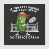 Pickleball Speler Grappig (Voorkant)