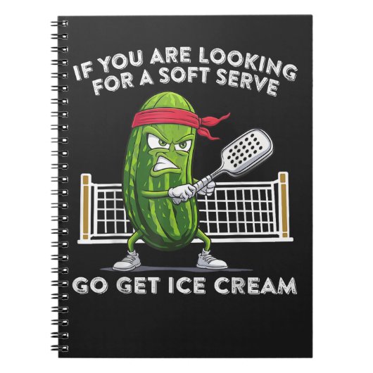 Pickleball-speler Grappig Notitieboek (Voorkant)