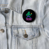 Pickleball-speler grappige pickle ball pickelball ronde button 5,7 cm (In situ)