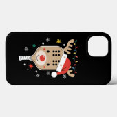 Pickleball Speler Kerstvakantie Rendier Xmas Case-Mate iPhone Case (Achterkant (horizontaal))