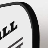 Pickleball speler meester winnaar aangepaste naam paddle (Links Detail)