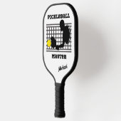 Pickleball speler meester winnaar aangepaste naam paddle (Links)