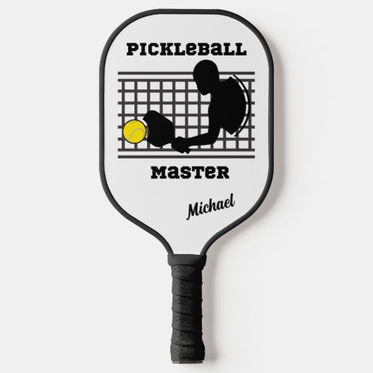 Pickleball speler meester winnaar aangepaste naam pickleball paddle (Voorkant)