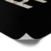Pickleball-speler Paddle Uk-vlag Poster (Hoek)