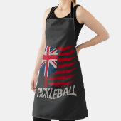 Pickleball Speler Paddle Uk Vlag  Schort (Insitu)