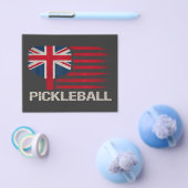 Pickleball-speler Paddle VK-vlag Flyer (Enkel)