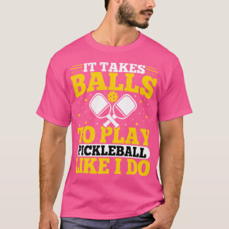 Pickleball Speler Paddleball Funny Speel Picklebal T-shirt