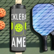 Pickleball Speler Paddles en Bal