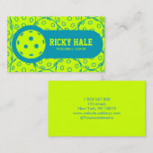 pickleball speler - pickleball coach visitekaartje (Voorkant / Achterkant)