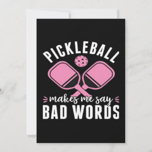 Pickleball Speler Pickleball Doet Me Kwaad Zeggen Bedankkaart