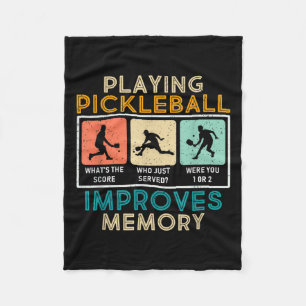 Pickleball Speler Quote Grappige Pickleball Lover Fleece Deken
