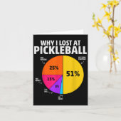 Pickleball Speler Quote Grappige Pickleball Lover Kaart (Gele Bloem)