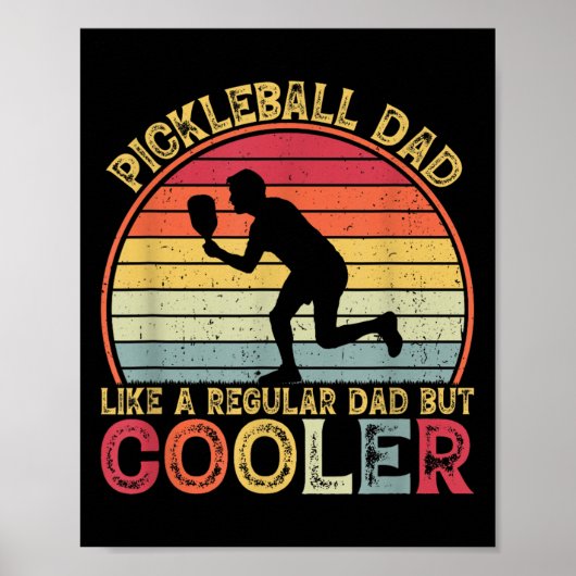 Pickleball Speler Quote Grappige Pickleball Lover Poster (Voorkant)