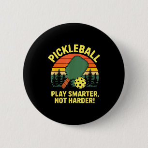 Pickleball speler serve smash rally kampioen  ronde button 5,7 cm