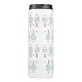 Pickleball Speler Thermosbeker (Achterkant)