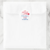 Pickleball Speler Toernooi Pickle Club Team Trip Ronde Sticker (Tas)