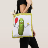 Pickleball Speler Tote Bag (Dichtbij)