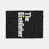 Pickleball-speler vader grappige dink vader grap fleece deken (Voorkant (Horizontaal))