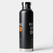 Pickleball speler vibes citaat naam waterfles (Links)
