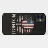 Pickleball Speler VS Vlag Retro Paddleball Case-Mate iPhone Case (Achterkant (horizontaal))