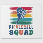 Pickleball Spelers Gift Idee Cadeaupapier (Vlak)