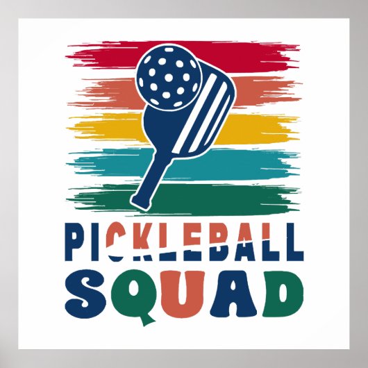 Pickleball Spelers Gift Idee Poster (Voorkant)