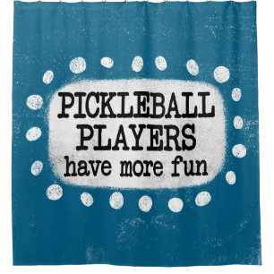 Pickleball spelers hebben meer plezier douchegordi douchegordijn