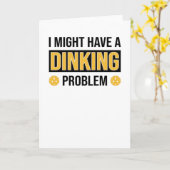 Pickleball Spelers Pickleball Love Dinking Hobby Kaart (Gele Bloem)