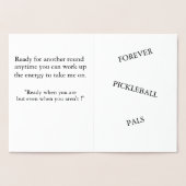 "Pickleball-speluitnodiging" (5" x 7") Folie Kaarten (Binnen)