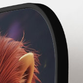 Pickleball Spirit Animal - Lion Smash Art Pickleball Paddle (Links Detail)