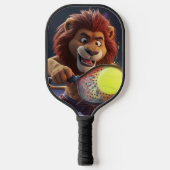 Pickleball Spirit Animal - Lion Smash Art Pickleball Paddle (Voorkant)