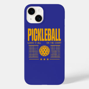 Pickleball Spirit - Laat het allemaal op de baan Case-Mate iPhone 14 Hoesje