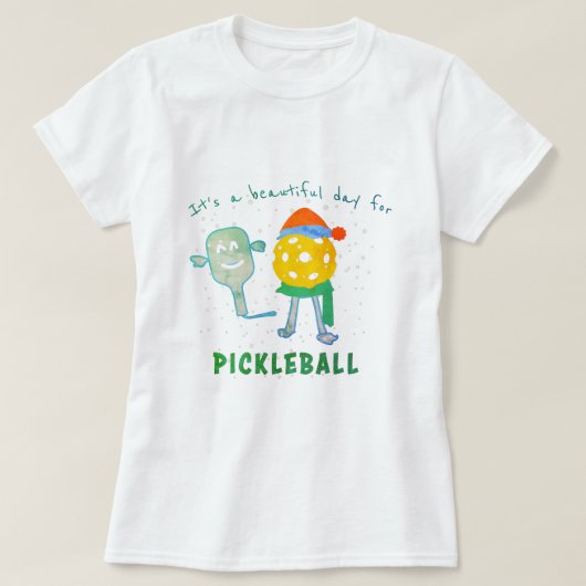 Pickleball Sport Funny Cool Trendy Pickleball Day T-shirt (Design voorkant)