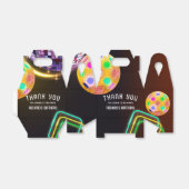 Pickleball Sport Neon Thema Disco bal Party Bedankdoosjes (Uitgevouwen)