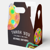 Pickleball Sport Neon Thema Disco bal Party Bedankdoosjes (Geopend)