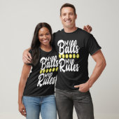 Pickleball Sport Saying My Balls My Rules Men's Pi T-shirt (Unisex)