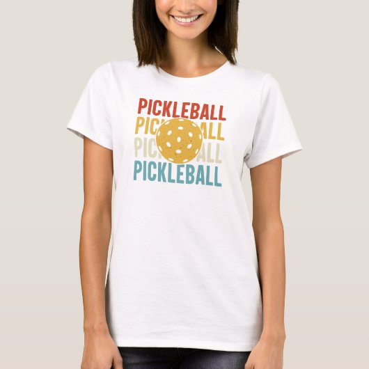 Pickleball Sport  T-shirt (Voorkant)