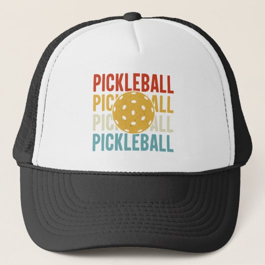 Pickleball Sport Trucker Pet (Voorkant)